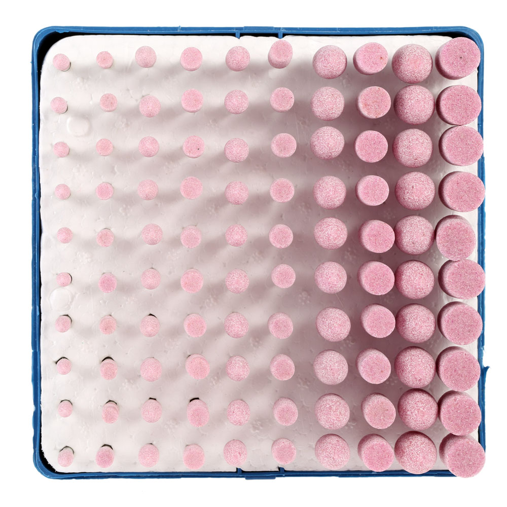 100pcs Abrasive Stone Electric Grinding Dremel Accessories Point Polishing Grinding Head Wheel Tool Kit For Dremel Rotary Tools