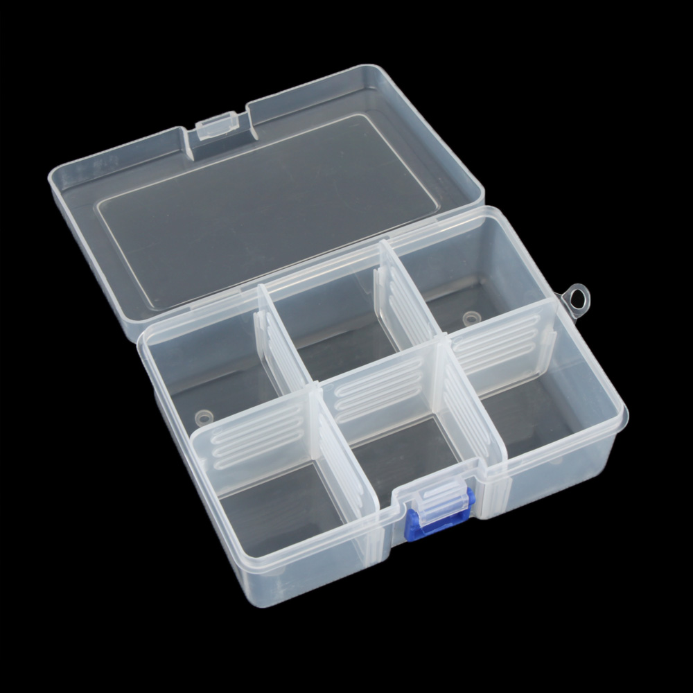 Small Size Freege Tool Box F 170 Multi function 6.5in Plastic Tool Storage Box Durable Bags Tool Case w Adjustable Tray