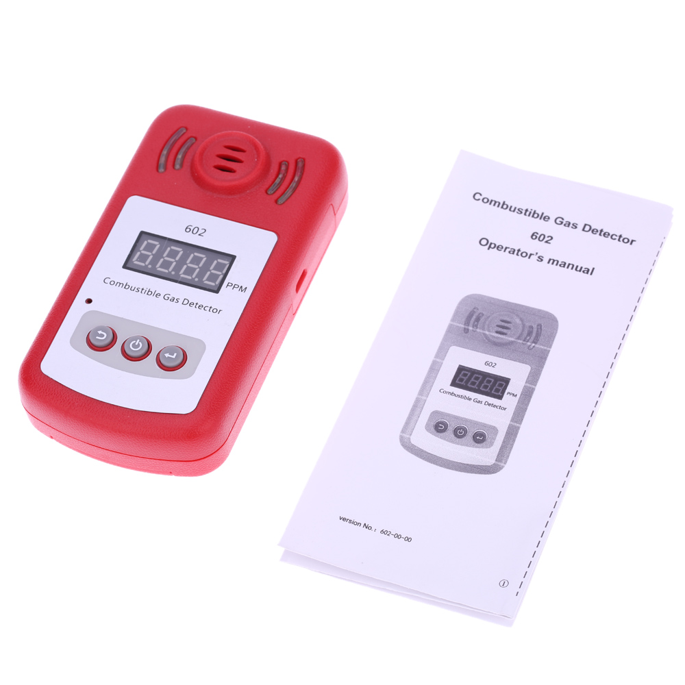 Portable Mini Combustible Gas Detector analyzer Gas Leak Tester with Sound and Light Alarm gas leak detector gsm alarm