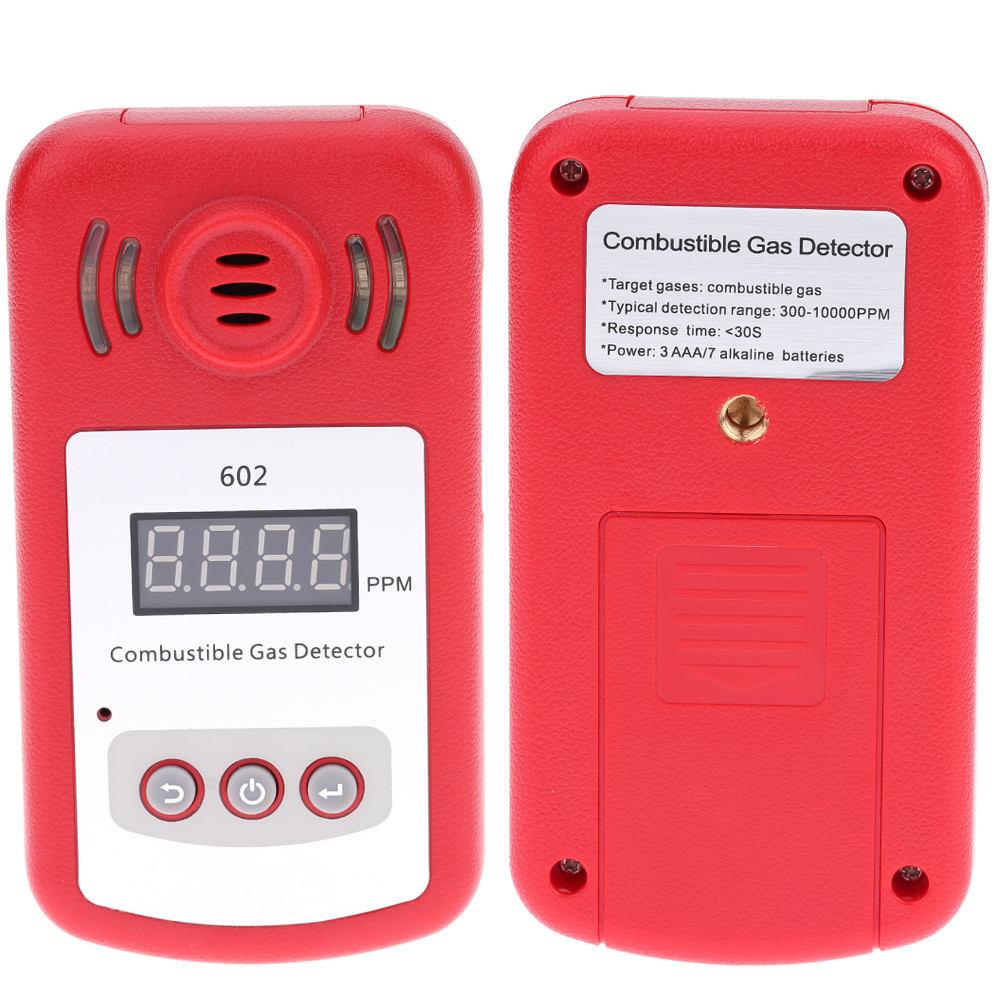 Portable Mini Combustible Gas Detector analyzer Gas Leak Tester with Sound and Light Alarm gas leak detector gsm alarm