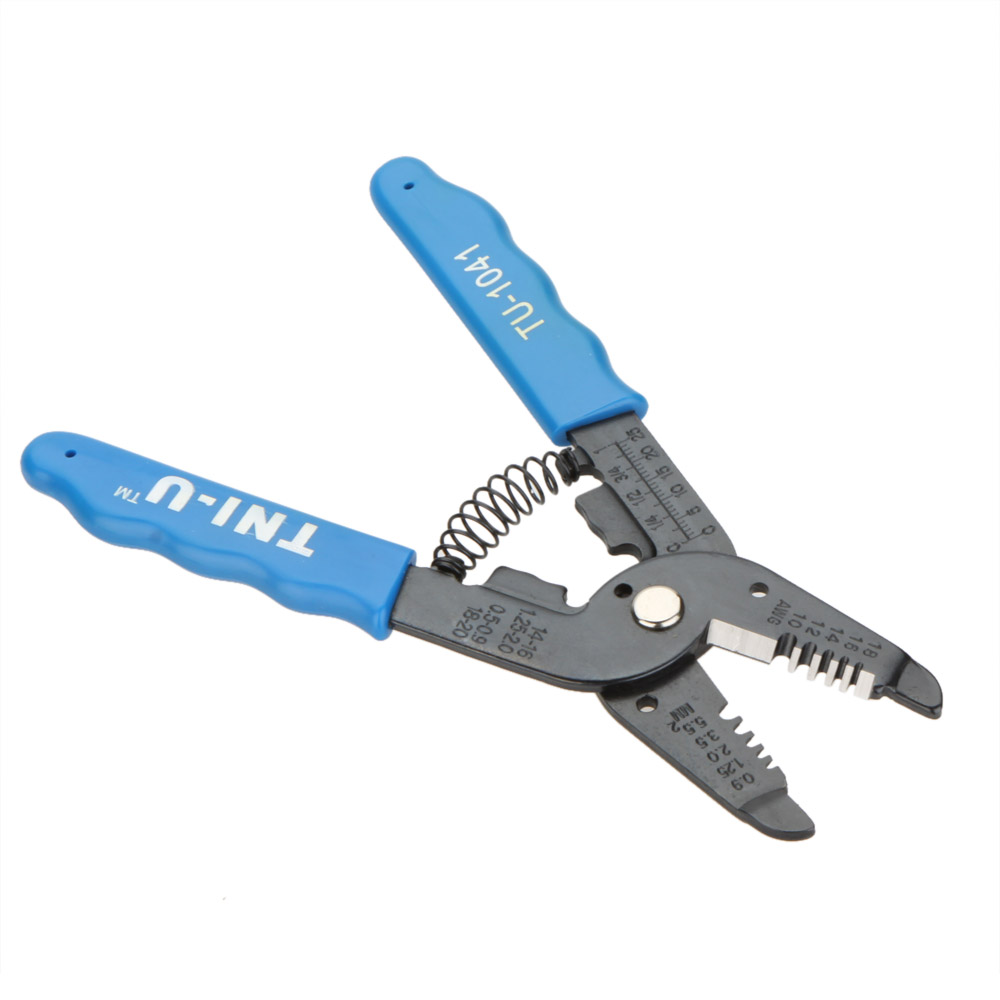 TU 1041 6.5 Precision Wire Cable Stripper Cutter Crimping Clamp Pliers Electrician Repair Tools Stripping Multi Crimping Tool