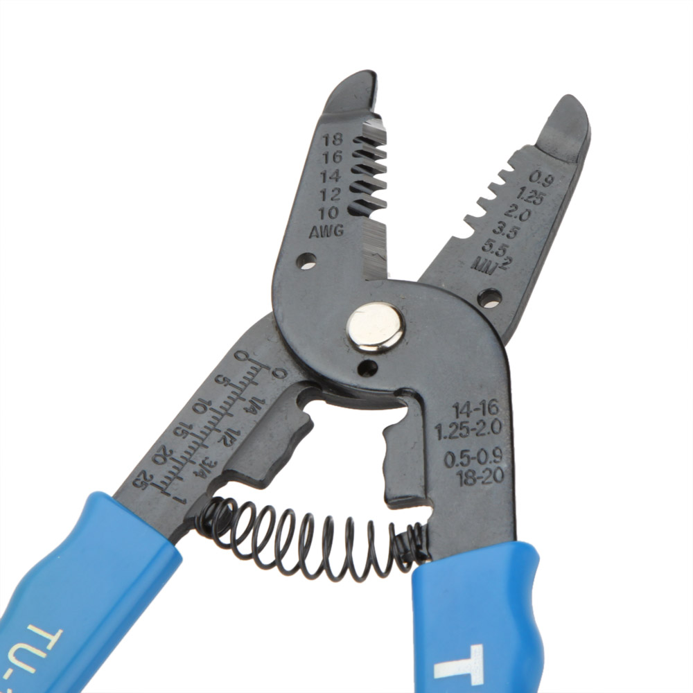 TU 1041 6.5 Precision Wire Cable Stripper Cutter Crimping Clamp Pliers Electrician Repair Tools Stripping Multi Crimping Tool