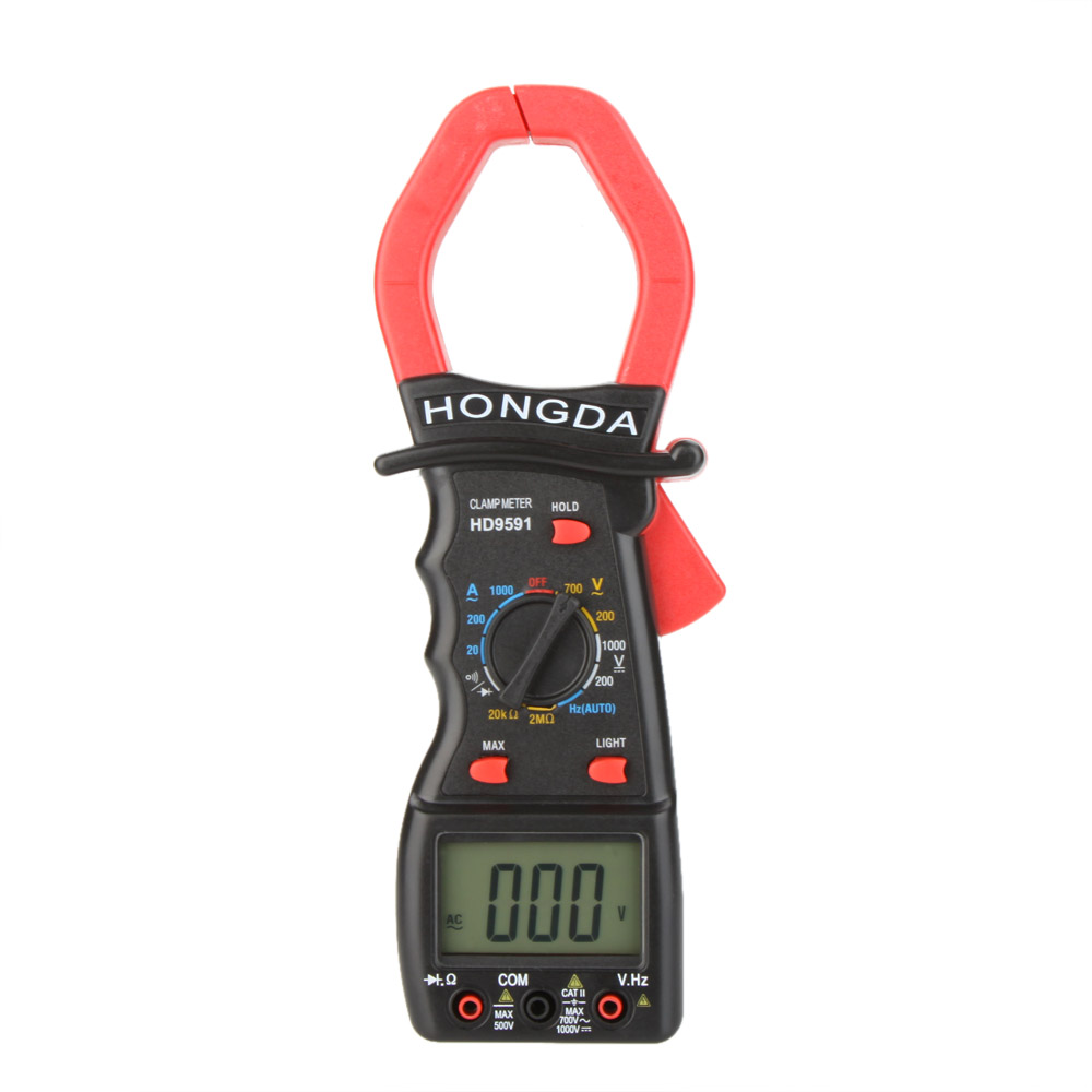 HD HD9591 Digital Clamp Meters Ammeter Voltmeter Ohmmeter Frequency Test multimetros multimetr multitester medidor dijital