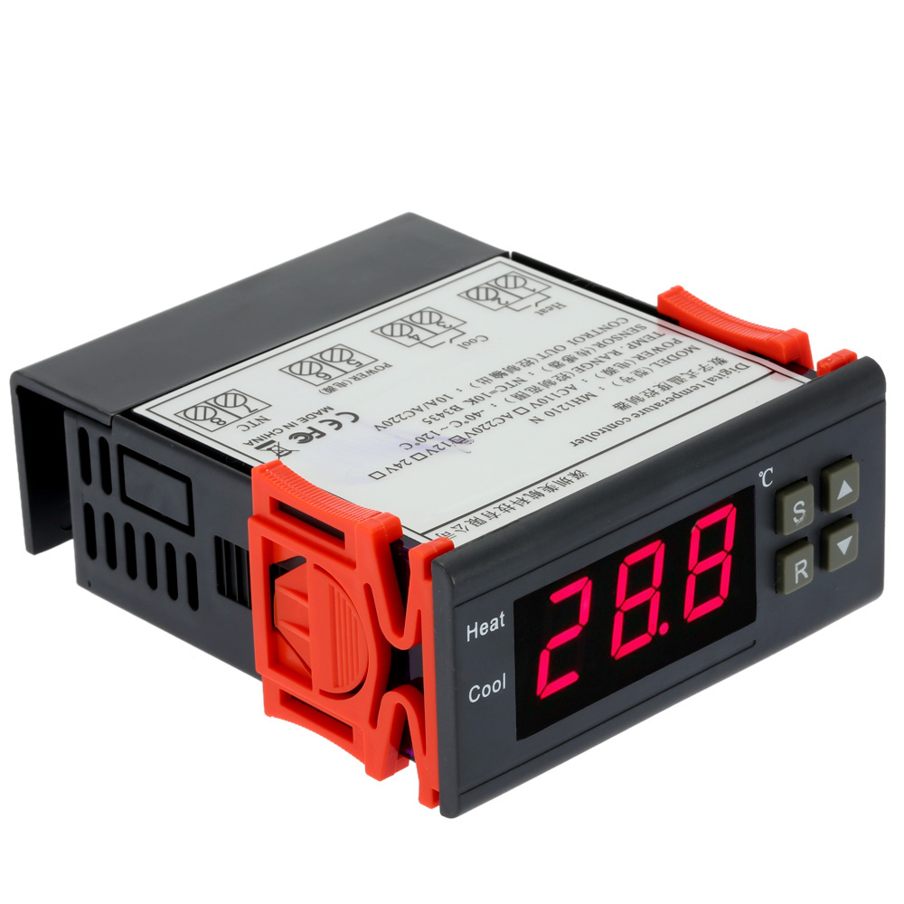 10A 220V Digital thermostat thermal regulator Temperature Controller thermometer Thermocouple 40~120 Celsius Degree with Sensor