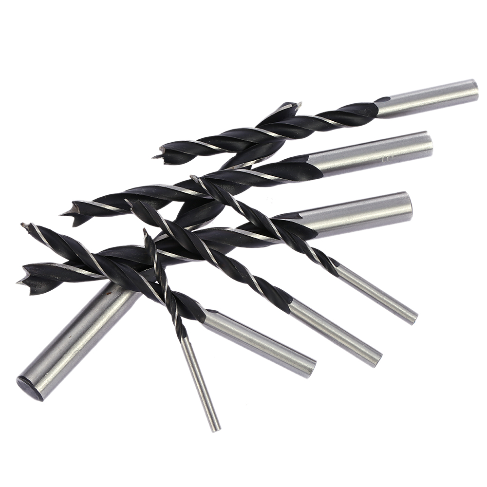 8pcs set 3 10mm Brad Point Wood Drill Bit High carbon Steel Wood Drill Bit Set Three Point Woodworking Drill 3 4 5 6 7 8 9 10mm