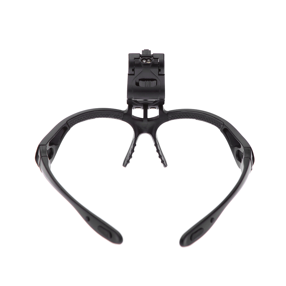 5 Lens 1.0X 3.5X Bracket Headband Magnifier Loupe Magnifying Glasses with 2 LED Lights Lamp Eye Magnification Goggles Tool lupa