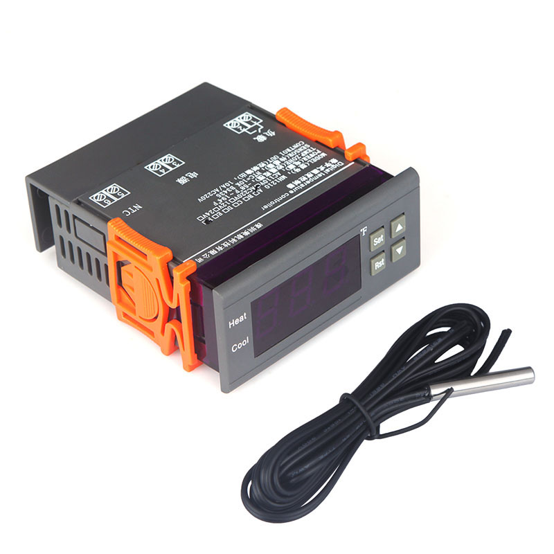 10A 110V Digital Temperature Controller Thermocouple thermal regulator temperature gauge with Sensor 58~194 Fahrenheit