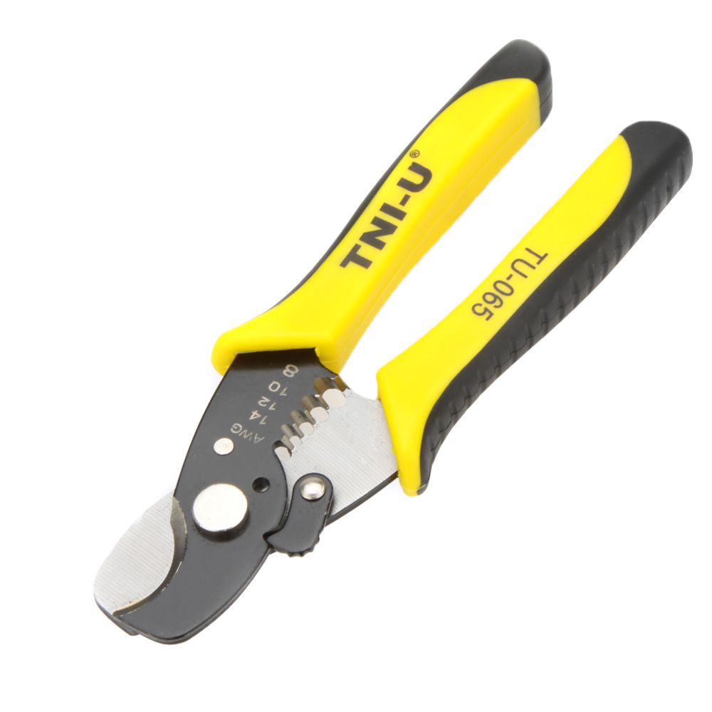 TU 065 High Quality Wire Stripper Milling Tooth Wire Stripper Cutter Peeling Pliers Professional Electricians Repair Tools