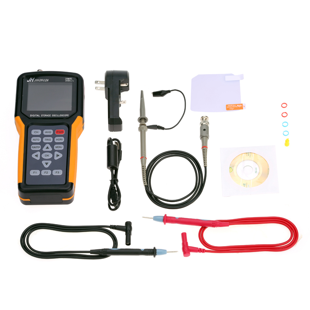 Handheld Multi functional Digital 1CH Oscilloscope Portable Scope Meter 20MHz 200MSa s Multimeter 4000 Counts logic Analyzer