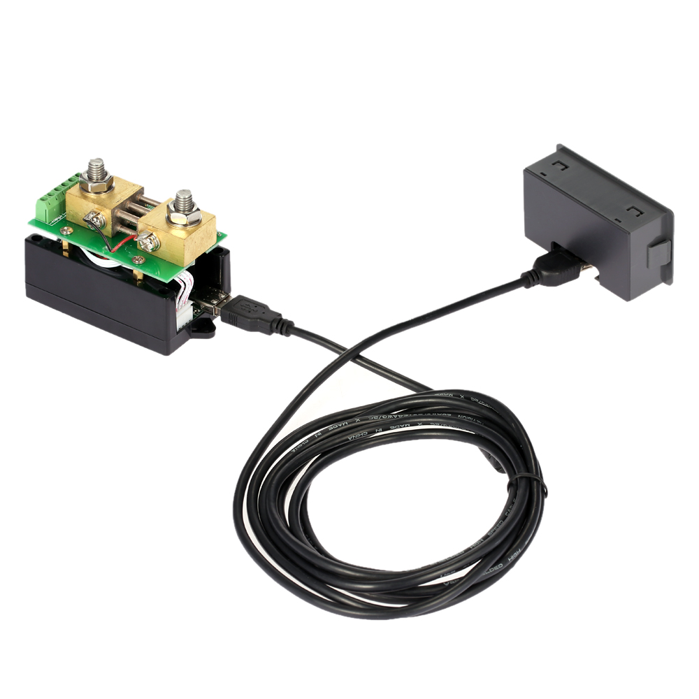 Digital Ammeter Voltmeter Coulomb Multi use Voltage Current Power Meter DC 0.01 400V 0.1 300A Digital Bi directional Counter