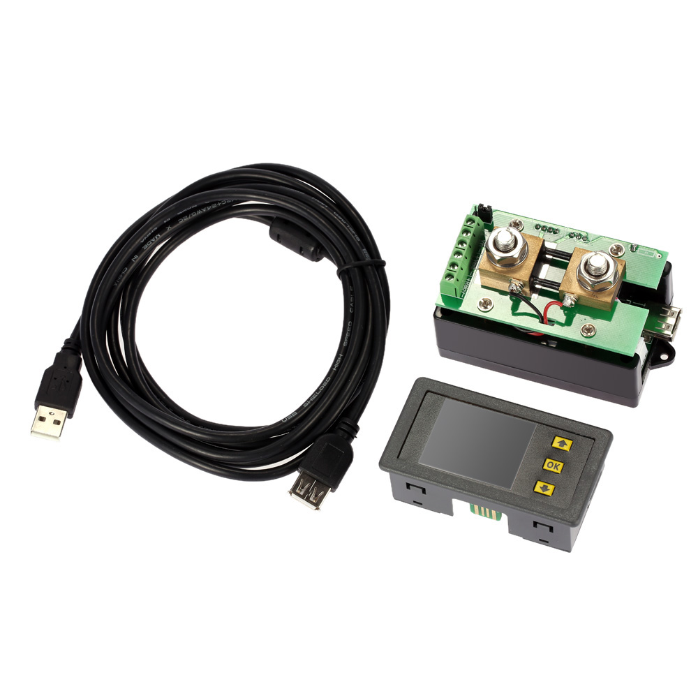 Digital Ammeter Voltmeter Coulomb Multi use Voltage Current Power Meter DC 0.01 400V 0.1 300A Digital Bi directional Counter
