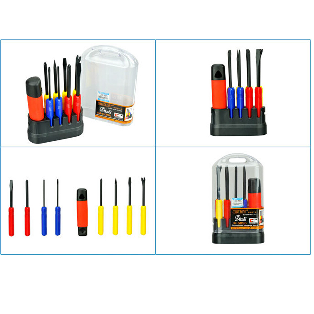 Jakemy 9 in 1 Repair Open Tools Demolition Kits Set Screwdriver for Mobile Phone Computer Hardware JM 6096