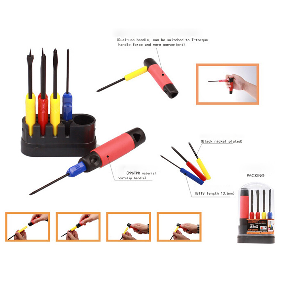 Jakemy 9 in 1 Repair Open Tools Demolition Kits Set Screwdriver for Mobile Phone Computer Hardware JM 6096