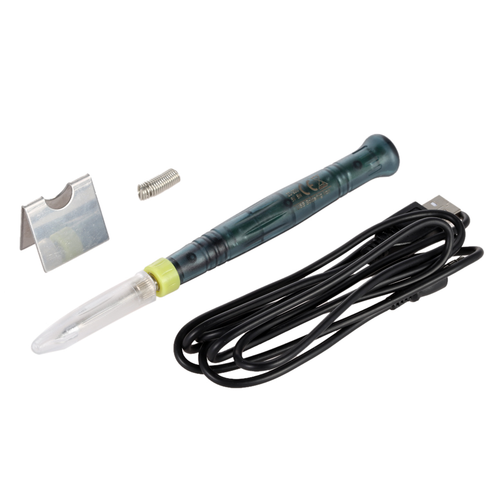 Mini USB Electric Soldering Iron Portable Soldering Gun Iron solder with LED Indicator Quality Welding Heating Tool 5V 8W