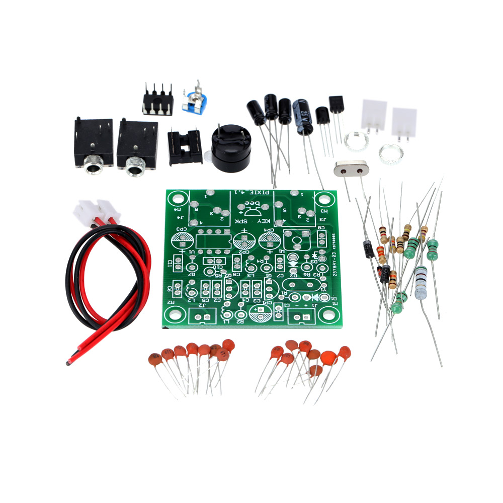 Fine DIY Transceiver Kit 7.023MHz DIY PIXIE Kit CW Short Wave Ham Radio Telegraph Transceiver Transmitter Receiver electronics
