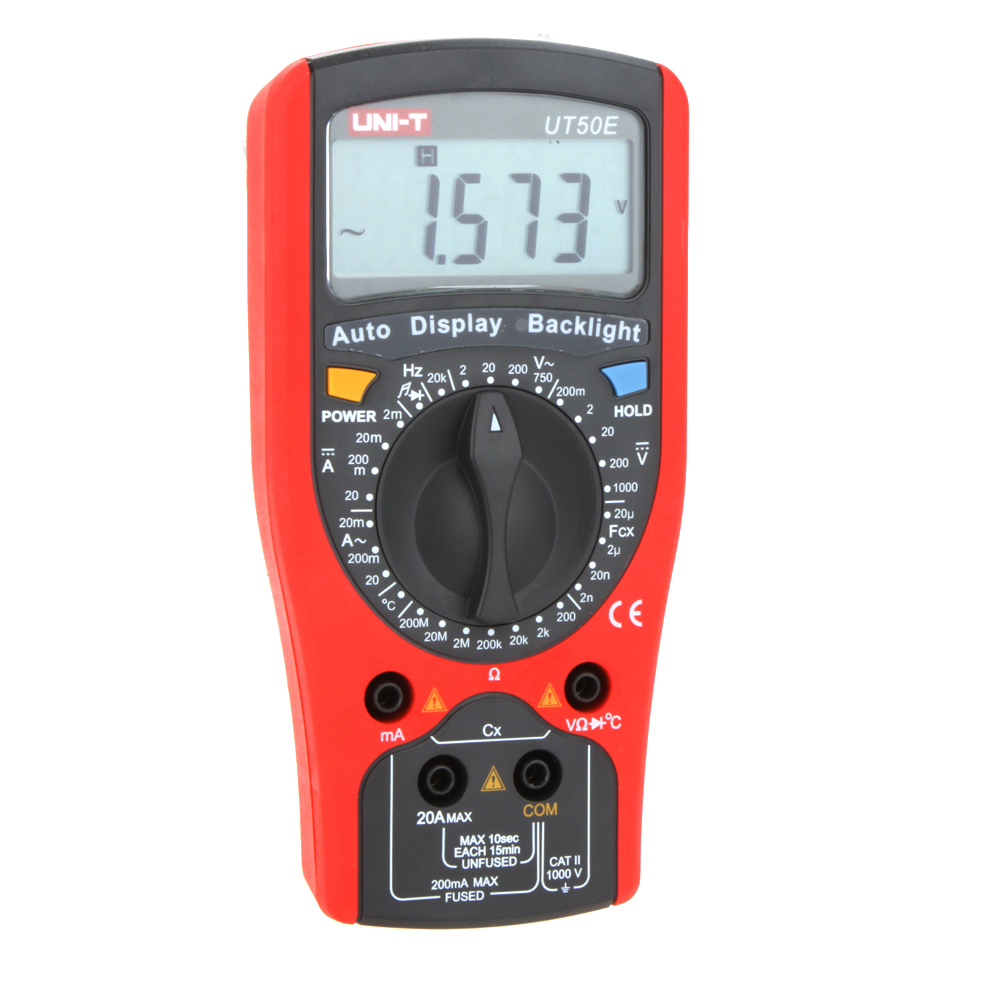Accurate 19999 Count Modern DMM Digital Multimeters w Frequency Temperature Test Ammeter Multitester Multimetro UNI T UT50E