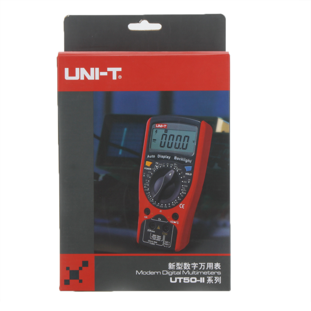 Accurate 19999 Count Modern DMM Digital Multimeters w Frequency Temperature Test Ammeter Multitester Multimetro UNI T UT50E