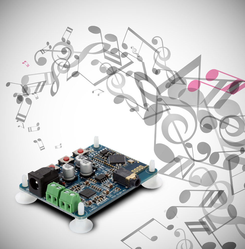 2016 Quality Sound Power Amplifier Board Wireless Bluetooth 4.0 Audio Receiver Board Stereo Digital Amplifier Module 2x10W