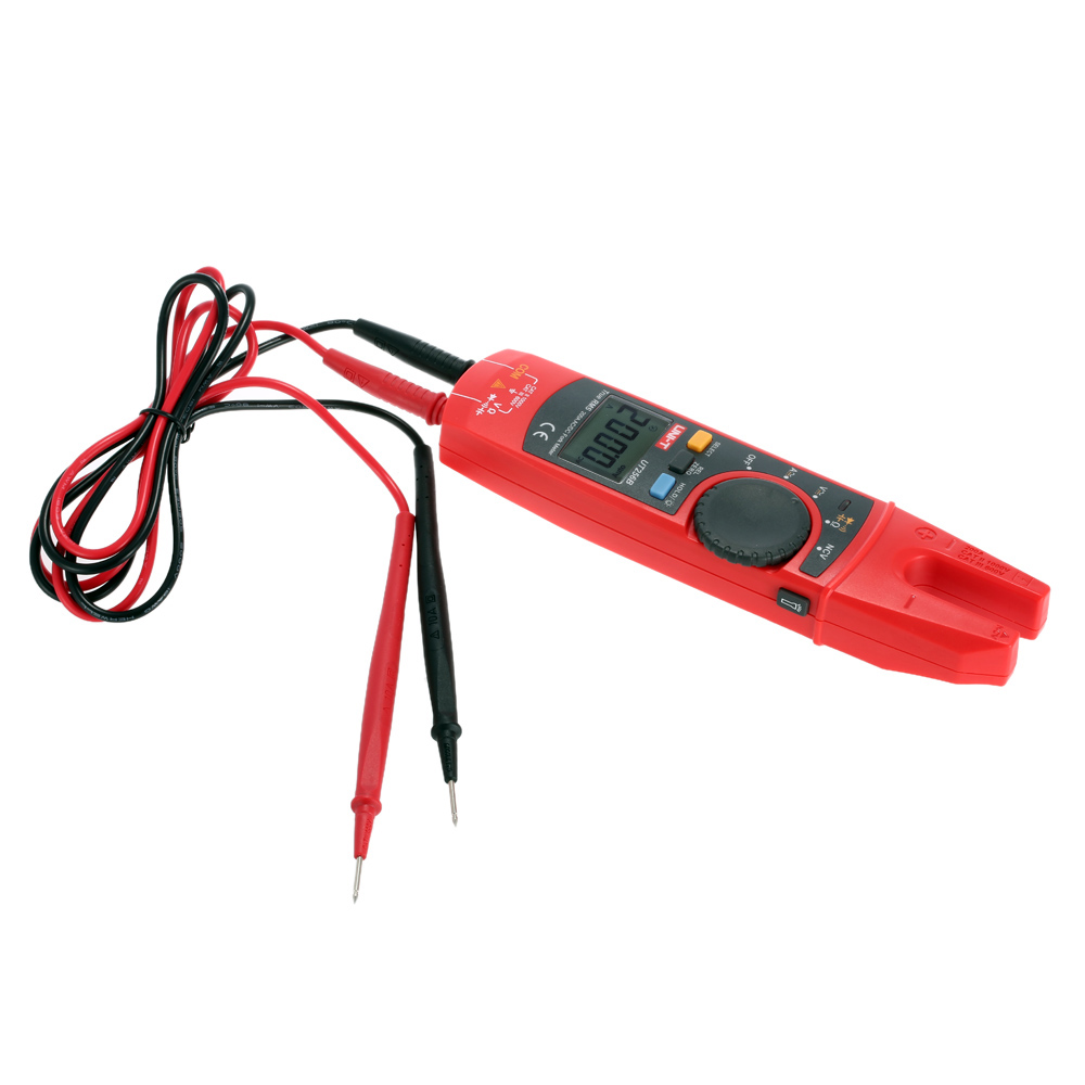 UNI T UT256B True RMS Clamp Meter Digital Fork Meter Multimeter AC DC Volotage Current Resistance Capacitance NCV Test Backlight
