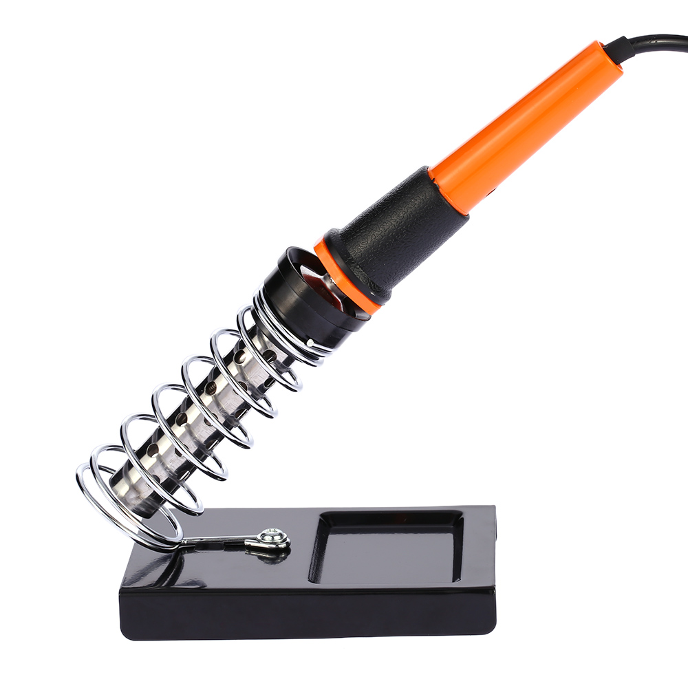 High Quality Solder Station With Iron Stand Square Soldering Iron Stand Holder Metal Base Welding Soldering Repair Tools
