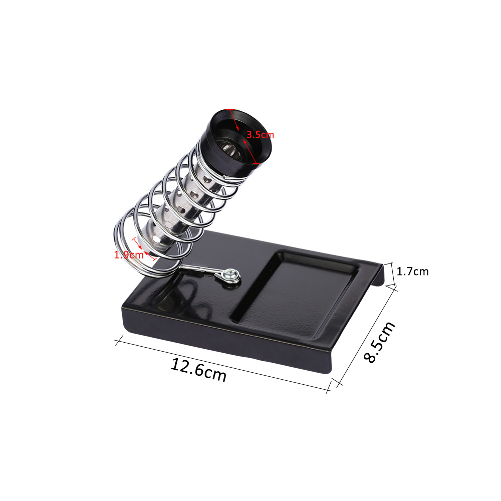 High Quality Solder Station With Iron Stand Square Soldering Iron Stand Holder Metal Base Welding Soldering Repair Tools