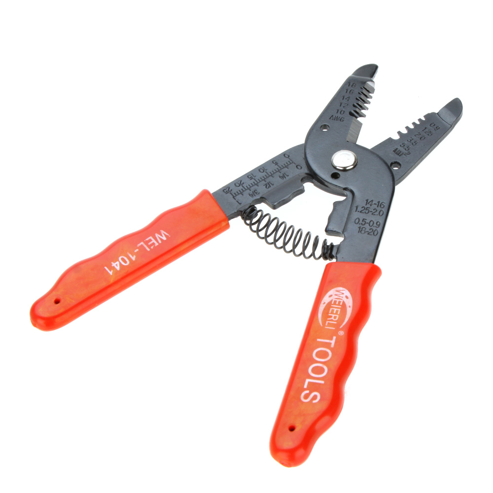 WEL 1041 Precise Wire Stripper Cutter Clamp Steel Wire Cutter Tool Stripping pince multi fonction function tool multi tools