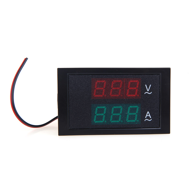 Digital LED Voltmeter Ammeter Voltage Meter with Current Transformer AC80 300V 0 100.0A Dual Display Electronic Diagnostic tool