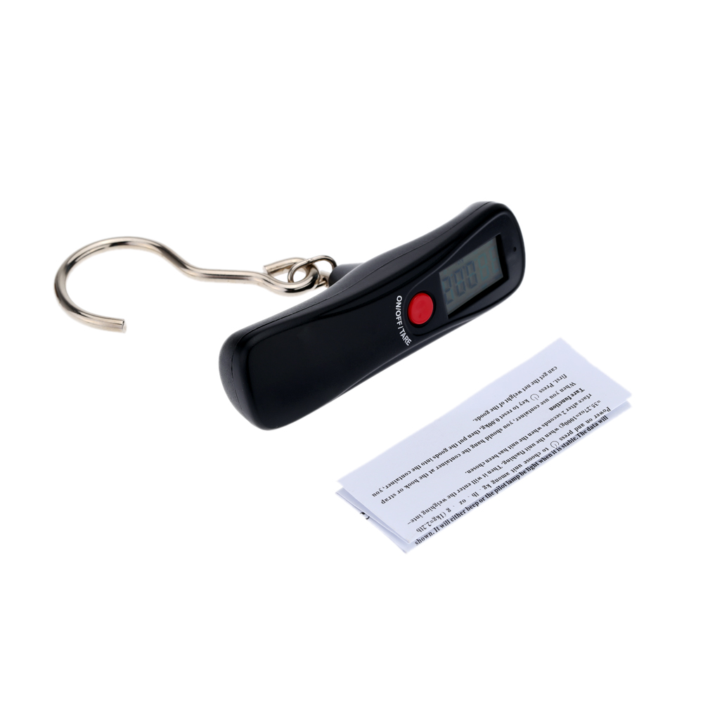 50kg 10g Mini Digital scales balance Balance Libra Pocket scales Hanging Luggage scale for Travel Fishing weight weighing scales