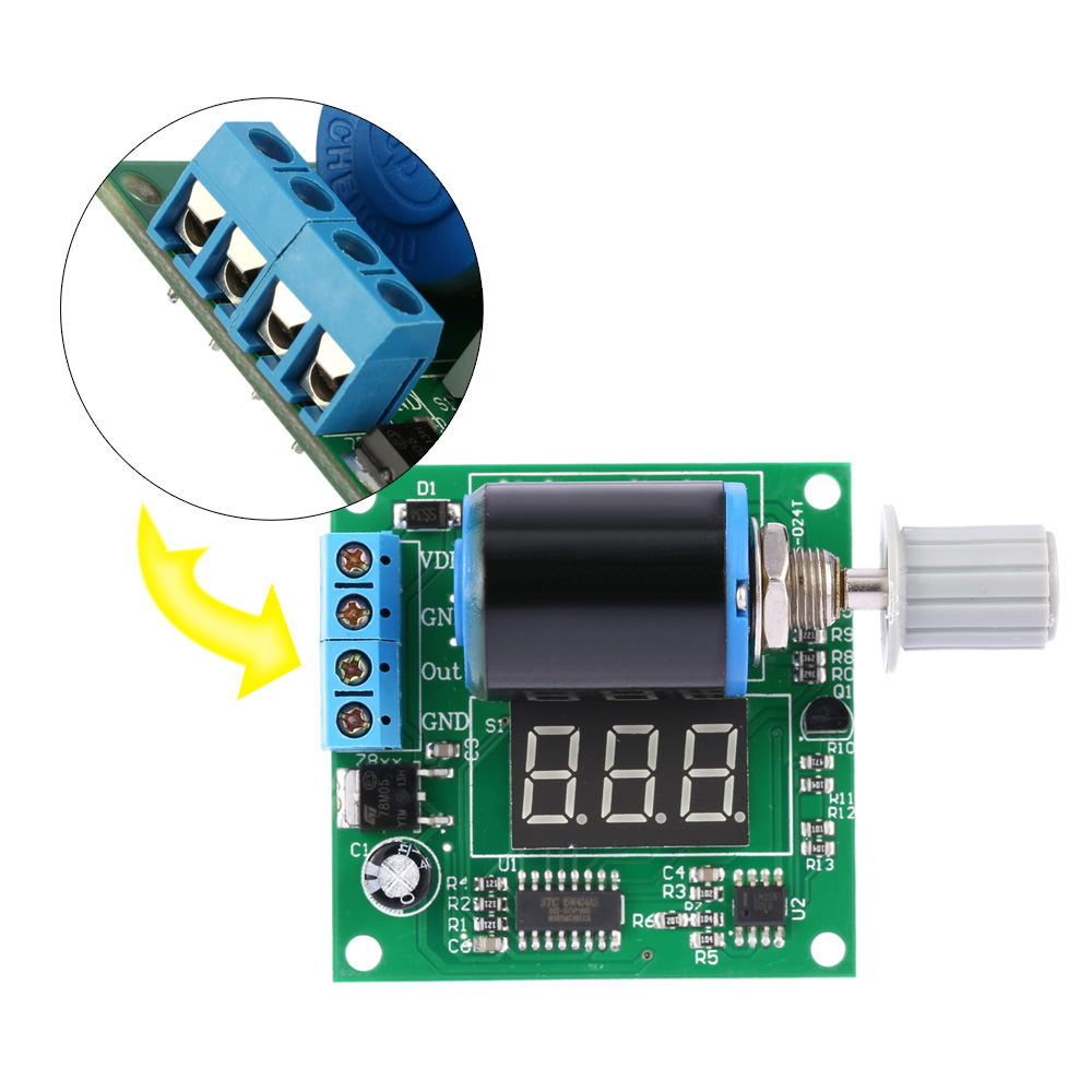 Digital Adjustable Current Signal Generator Module Board Precision to 0.1mA frequency generator DIY Kit DC 12V 24V 4 20mA