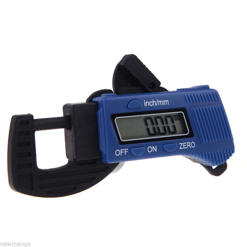 0 to 12.7mm Precise Feeler Gauge Digital Thickness Caliper Gauge Carbon Fiber Meter Tester Micrometer Width Measuring Instrument