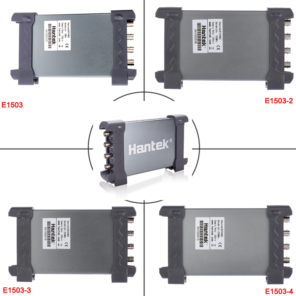 Hantek 6104BC Professional PC USB Digital Storage Virtual Oscilloscope 70MHz 100MHz 4 Independent Analog Channels 1GSa s