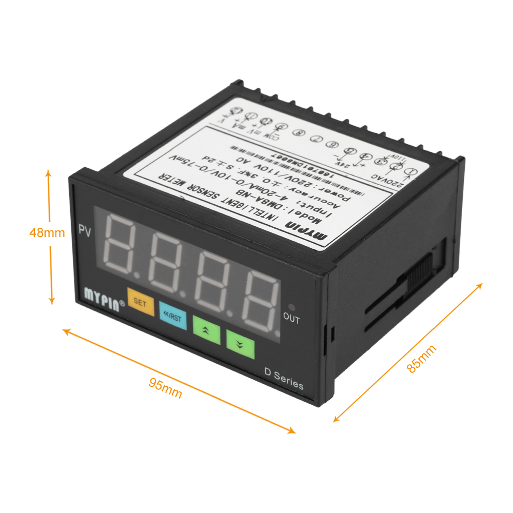 Multi functional Intelligent Digital Sensor Meter LED Pressure Sensors Current Voltage resistance Tester 0 75mV 4 20mA 0 10V