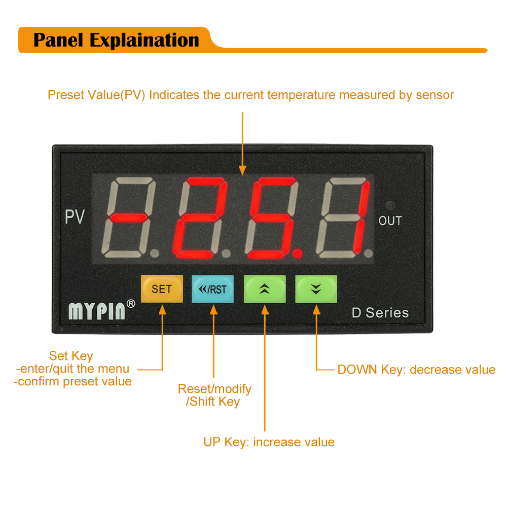 Multi functional Intelligent Digital Sensor Meter LED Pressure Sensors Current Voltage resistance Tester 0 75mV 4 20mA 0 10V
