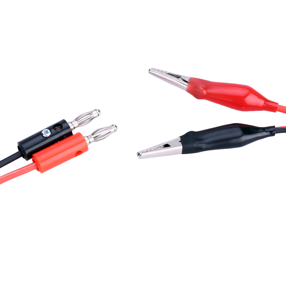 10A High Quality Banana Plug to Alligator Clip DC regulated power supply output cable Connecting Line