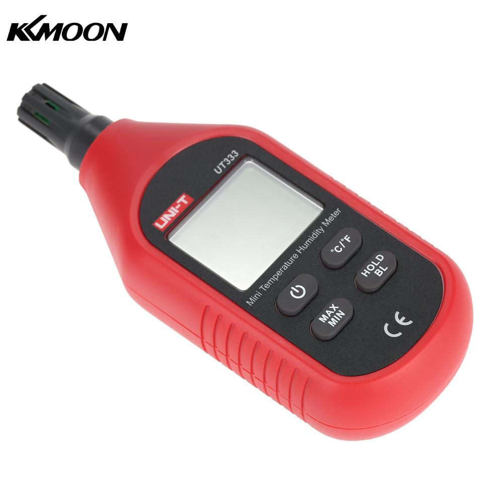 UNI T Digital Temperature Humidity Meter Thermometer Hygrometer UT333 C F Portable Indoor Mini Thermometer Hygrometer Display