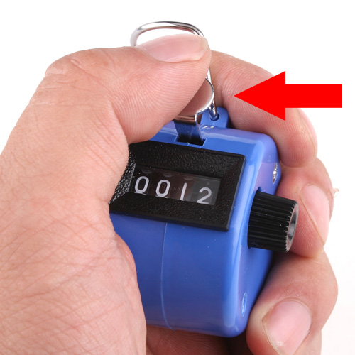 4 Digital Golf Counter Manual Hours Machine Handheld Number Tally Counter Clicker Dropshipping Wholesale Counting Meter
