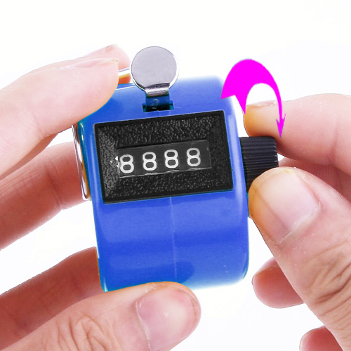 4 Digital Golf Counter Manual Hours Machine Handheld Number Tally Counter Clicker Dropshipping Wholesale Counting Meter