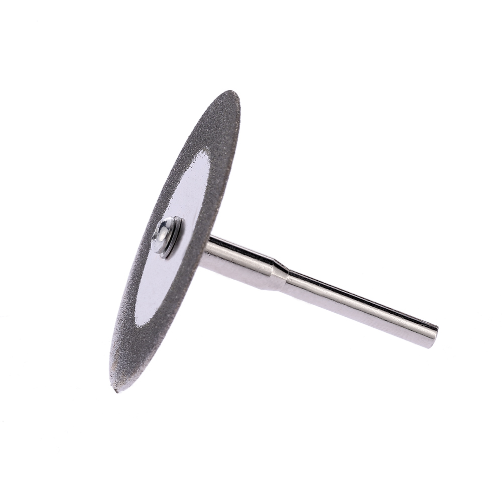 10pcs 25mm Diamond Grinding circles Cutting Discs Rotary Blades Cutting Wheel Slice for Dremel Electric Grinder with 2 Mandrels