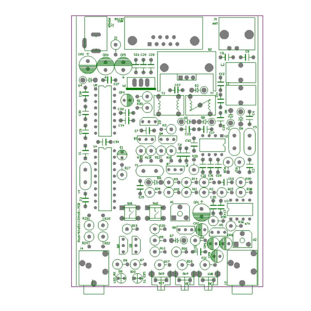 12V 8W DIY 51 Super Rock Mite RM Kit CW Short Wave Ham Radio Telegraph Transceiver Practical Integrated Circuits 7.023MHz