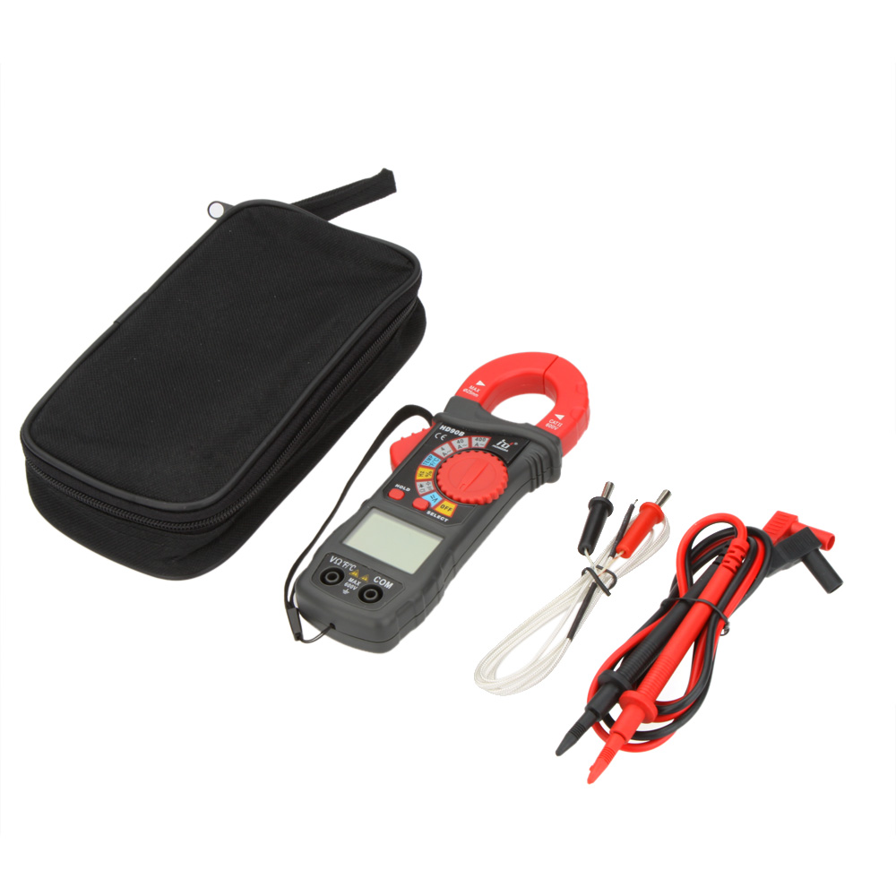 HD HD90B Digital Clamp Meter Auto Range multimeter Amp Volt Ohmmeter current tongs Frequency Capacitance tester Diagnostic tool