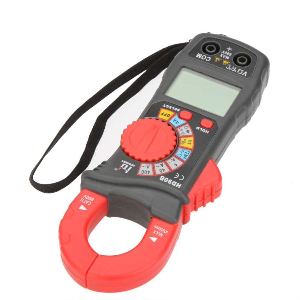 HD HD90B Digital Clamp Meter Auto Range multimeter Amp Volt Ohmmeter current tongs Frequency Capacitance tester Diagnostic tool