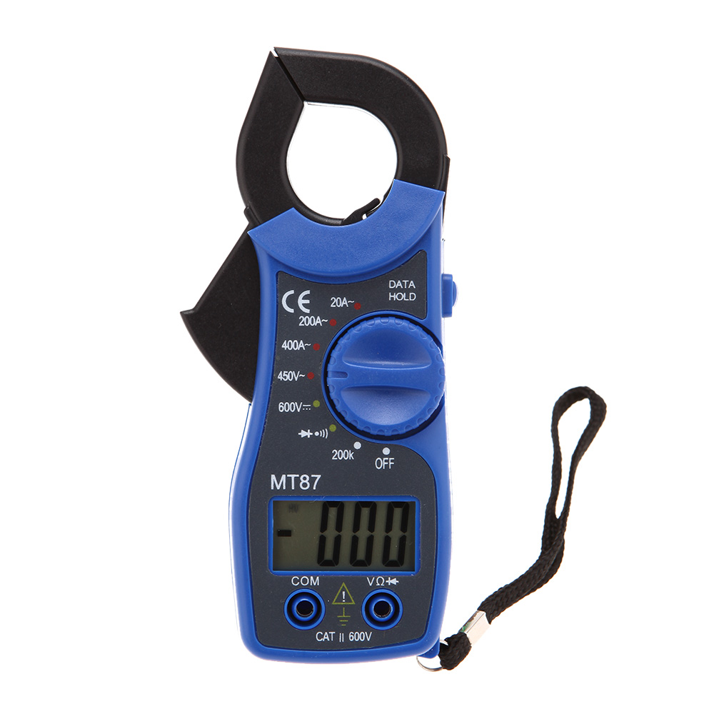 Digits LCD multimeter Digital Clamp Meter Voltmeter Ammeter Ohmmeter Diode Continuity Tester Data Hold diagnostic tool