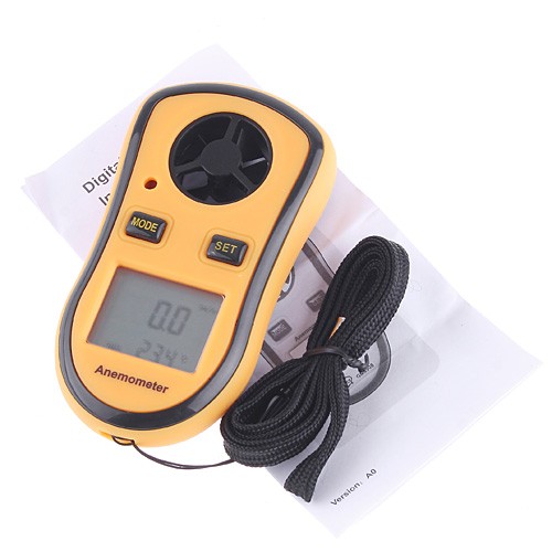 Digital Anemometer High Quality Mini Digital Anemometer with High Precision Pressure Sensor LED Wind Speed Measuring Instruments