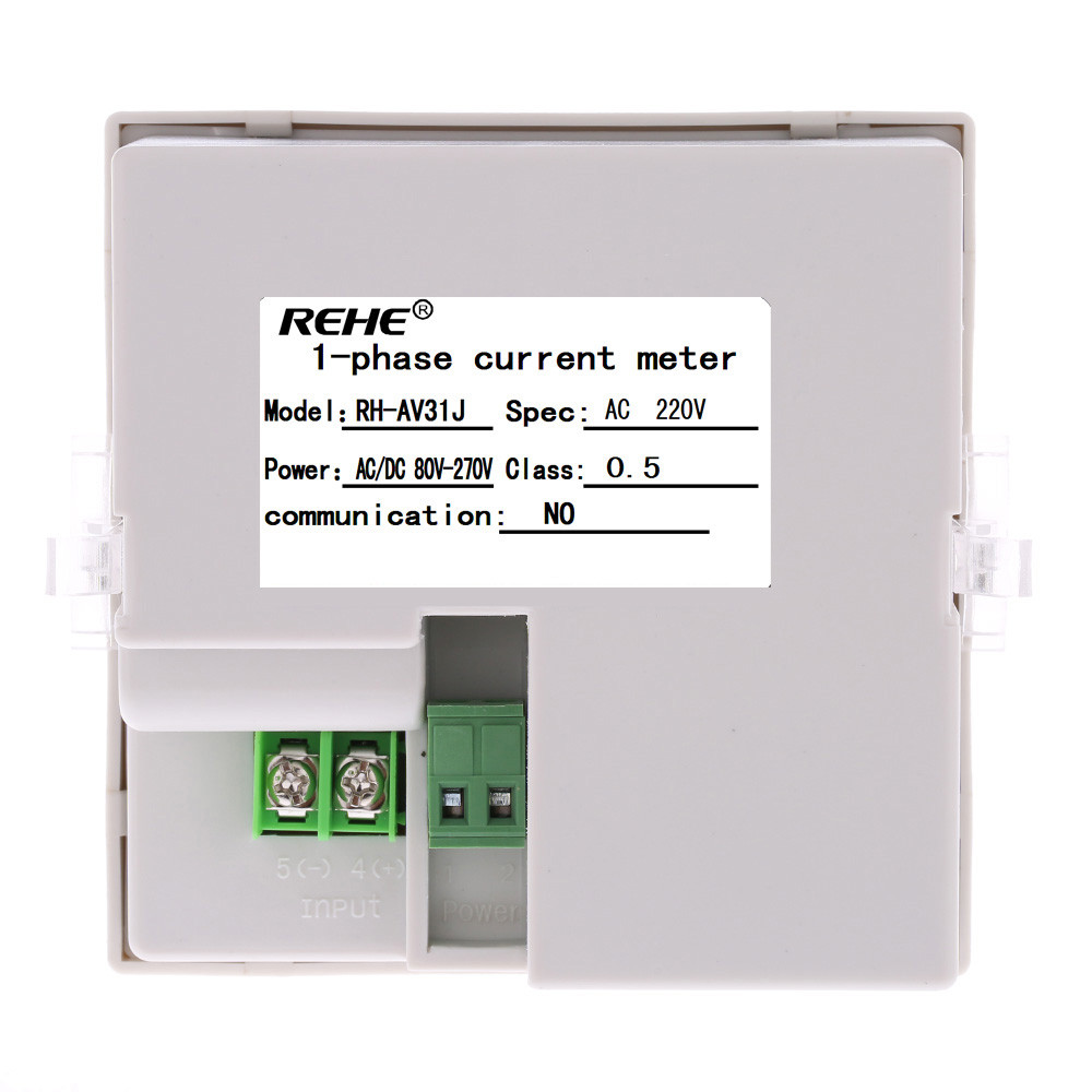 96x96mmDigital Voltmeter Single Phase AC Voltage Panel Meter Voltage Ratio Programmable voltimetro AC DC80V 270V diagnostic tool