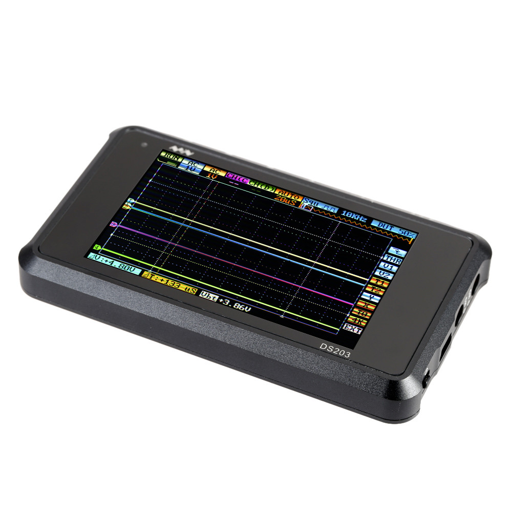 DSO203 Mini 4 channel Digital Oscilloscope USB osciloscopio Interface Full Color TFT Display 8MHz 72MSa s logic analyzer