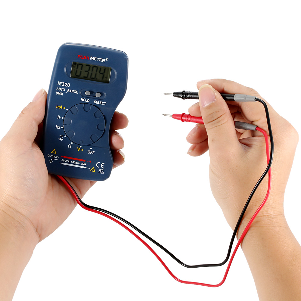 M320 Digital Multimeter AC DC Voltage Current Resistance Diagnostic tool Frequency Capacitance Measurer Diode Continuity Tester