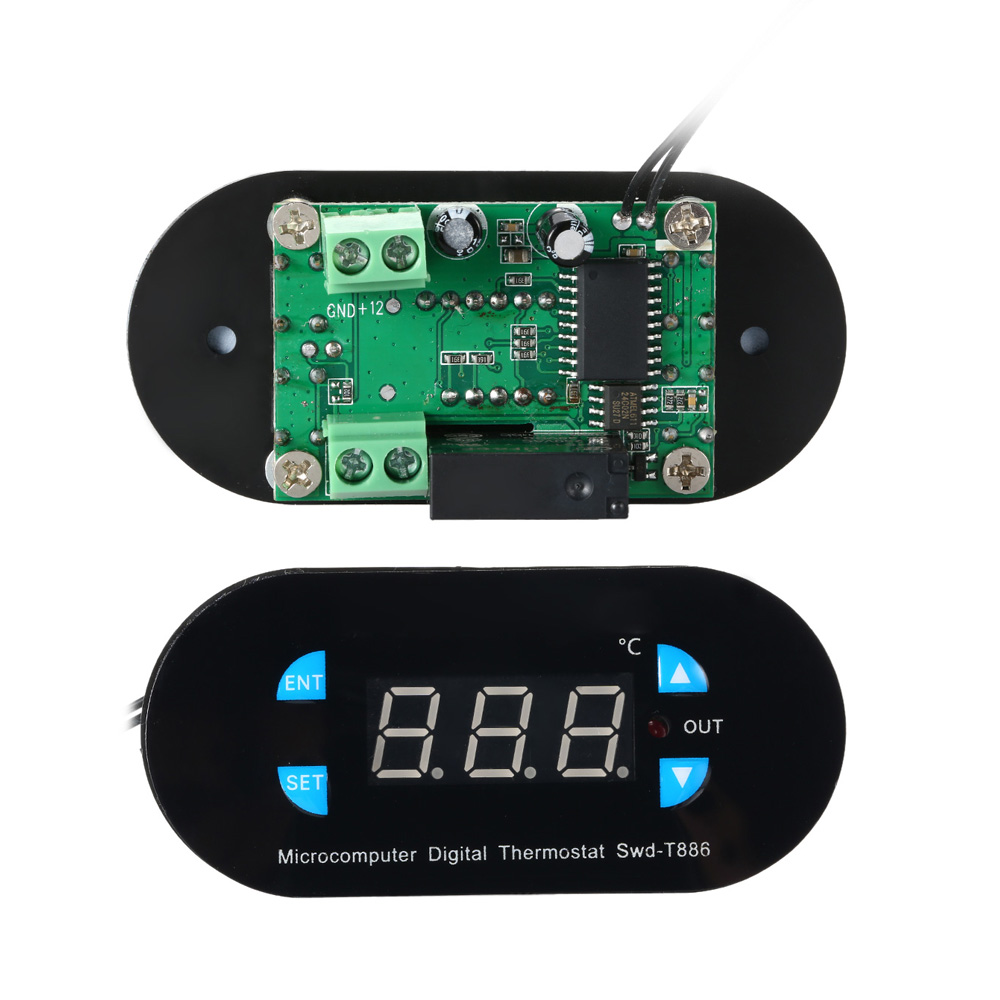 Microcomputer Digital Temperature Controller mini thermal regulator Thermostat Thermometer Heating Control diagnostic tool