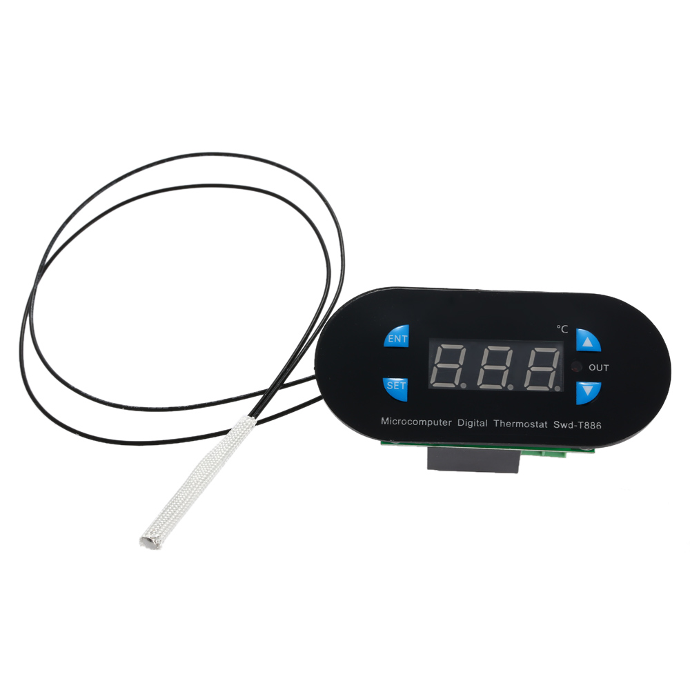 Microcomputer Digital Temperature Controller mini thermal regulator Thermostat Thermometer Heating Control diagnostic tool