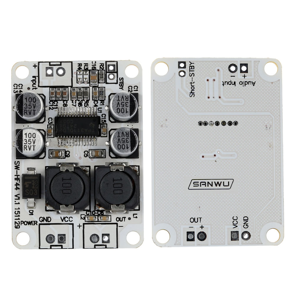 Quality Sound 1x30W Power Amplifier Mould Mono Digital Amplifier Board Module AMP Amplificador Audio DC 8 26V TPA3110 PBTL