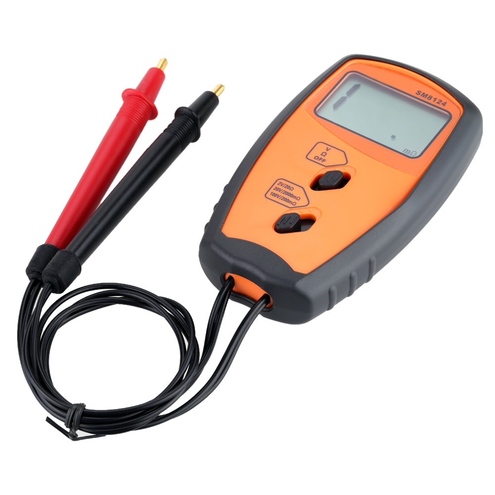 Portable Battery Internal Resistance Voltage Meter Voltmeter SM8124 0 100V Battery Measurement Tool Diagnostic Tool for Battery